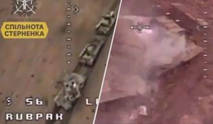 Chcieli wywieźć zachodni czołg z pola walki. Dopadły ich drony Ukrainy