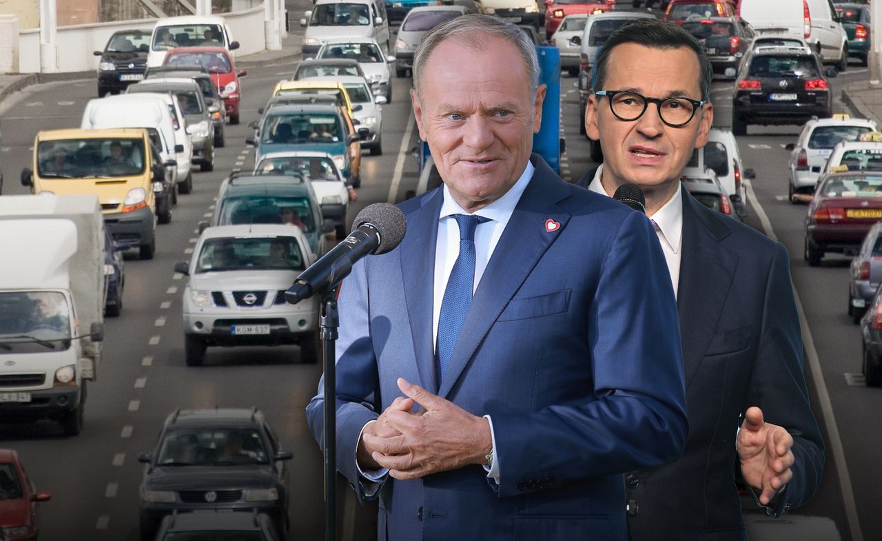 Opłat od aut spalinowych miało nie być, a nadal są. Tak tłumaczy się rząd