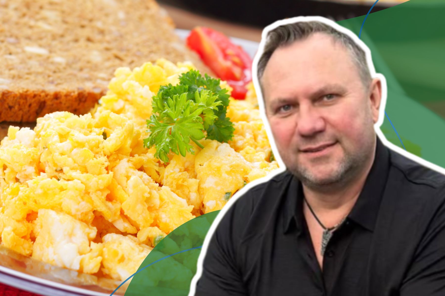 Strzelczyk robi jajecznicę po szlachecku. Możesz ją jeść choćby na diecie keto