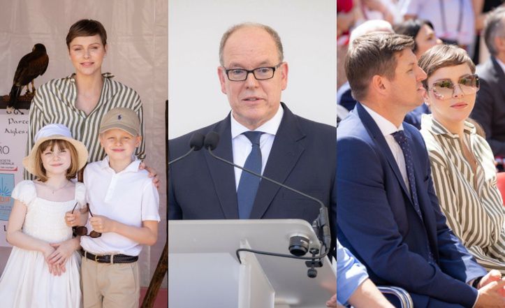 Księżna Charlene i książę Albert