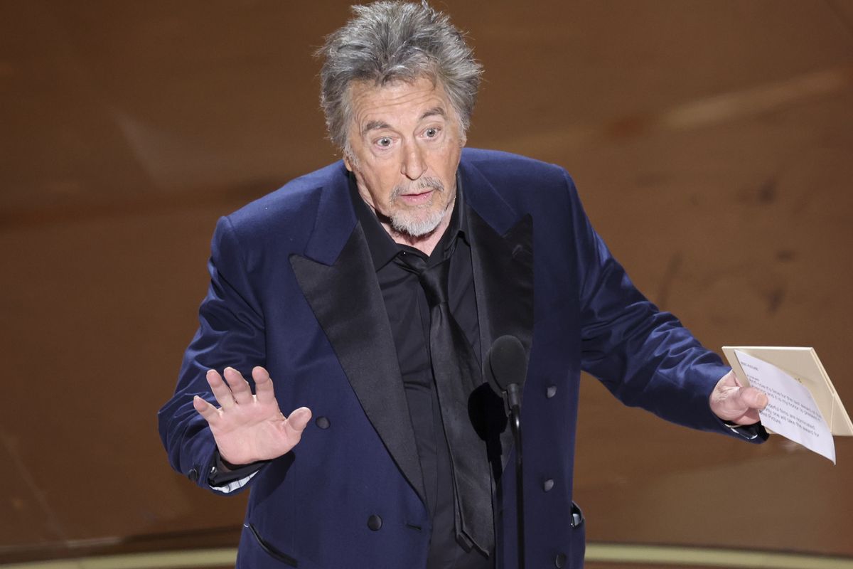 Al Pacino podczas tegorocznego rozdania Oscarów