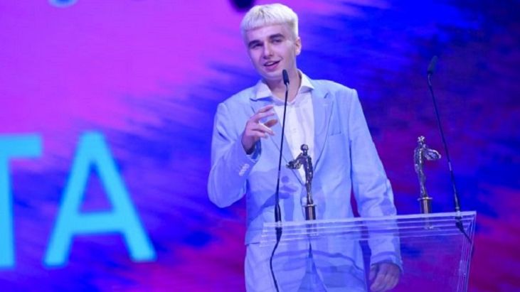 Mata podczas gali rozdania Fryderyków