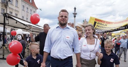 Strajk Przedsiębiorców. Spokojny przemarsz przez stolicę