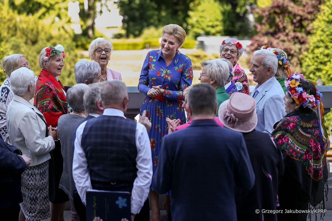 Agata Kornhauser-Duda spotkała się z seniorami 