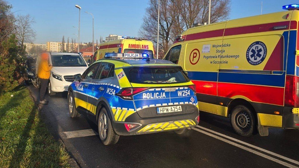 wypadek na skrzyżowaniu w Koszalinie - 01.12.2025