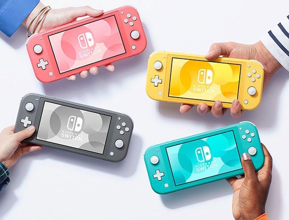 Konsola Nintendo Switch Lite występuje w kilku wersjach kolorystycznych