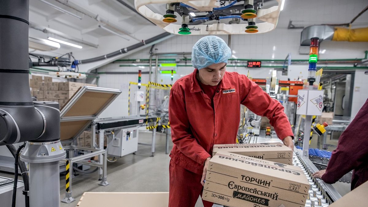 Fabryka Nestle w Torczynie w Ukrainie, zdjęcie ilustracyjne z 2023 roku