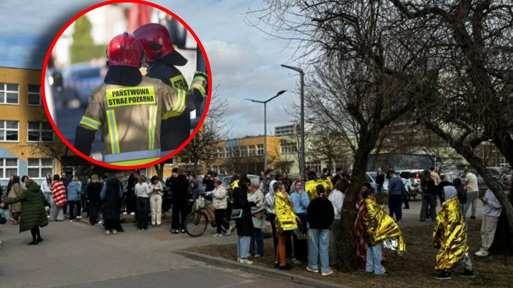 Alarm bombowy w toruńskiej szkole. Zdjęcie dzięki uprzejmości