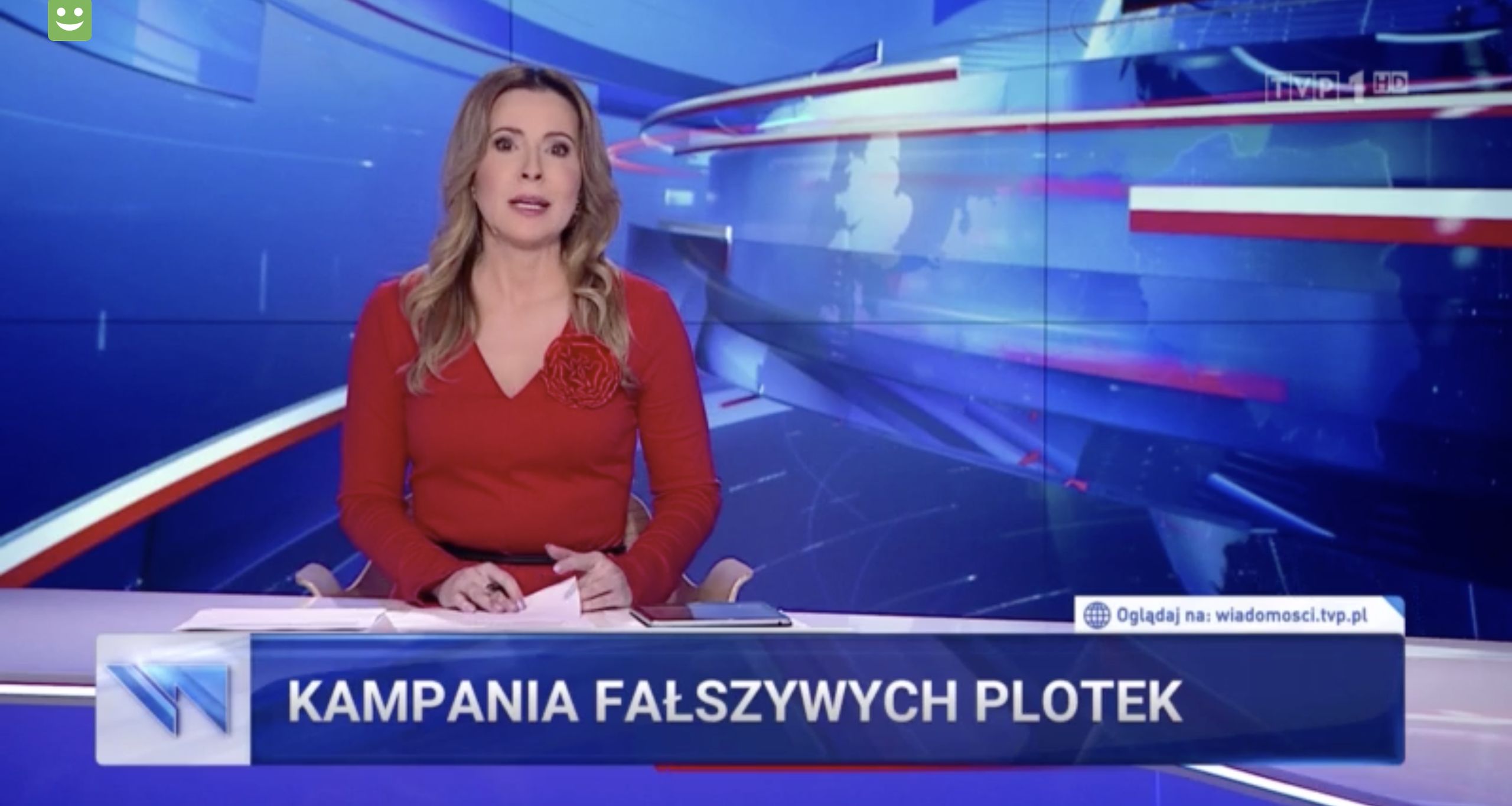 screen "Wiadomości" TVP