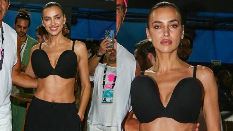 Irina Shayk w cudacznym staniku korzysta z uciech festiwalu w Rio De Janeiro