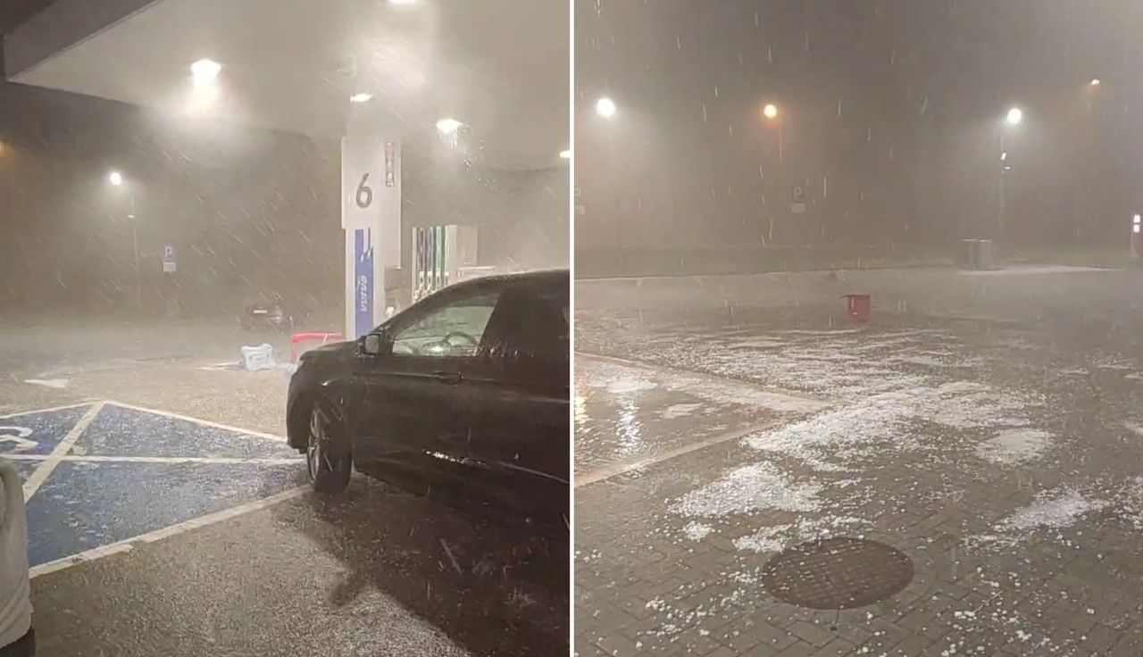 Zaczęło się po 23:00. Nagranie z Orlenu obiega sieć. "Szok"