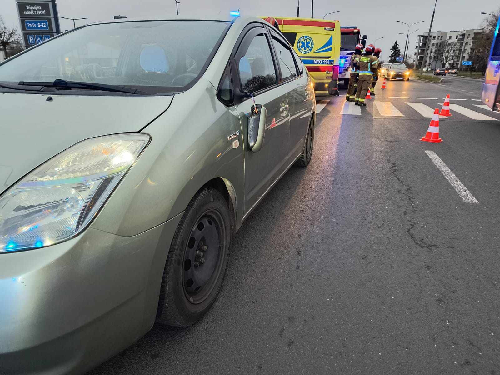 Potrącenie pieszej 