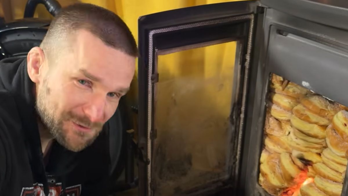 AdBuster spalił pączki w piecu i porównał ich energię do pelletu