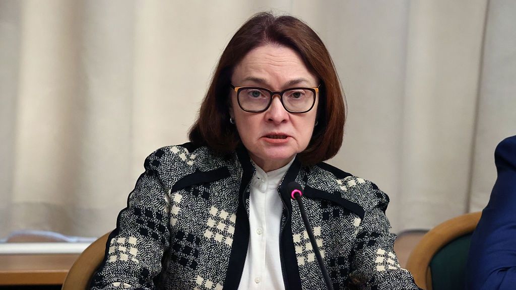 Russian Central Bank Chairwoman Elvira Nabiullina Visits The State Duma
MOSCOW, RUSSIA - MARCH 24: Russian Central Bank Chairwoman Elvira Nabiullina talks while visiting the State Duma, on March 24, 2026 in Moscow, Russia. Russia's Central Bank lowered its key interest rate to 15% from 15.5% on Friday, citing a continued downward trend in inflation. (Photo by Contributor/Getty Images)
Contributor