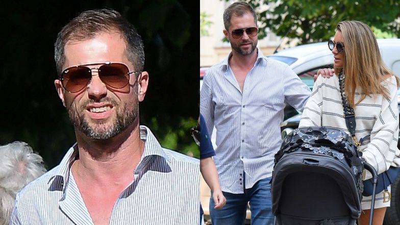 Małgorzata Rozenek na rodzinnym spacerze z Radkiem, dziećmi, rodzicami, bratem i jego NOWĄ PARTNERKĄ