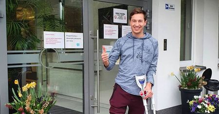 "Ale bestia". Kamil Stoch pokazał, jakiego ma rehabilitanta
