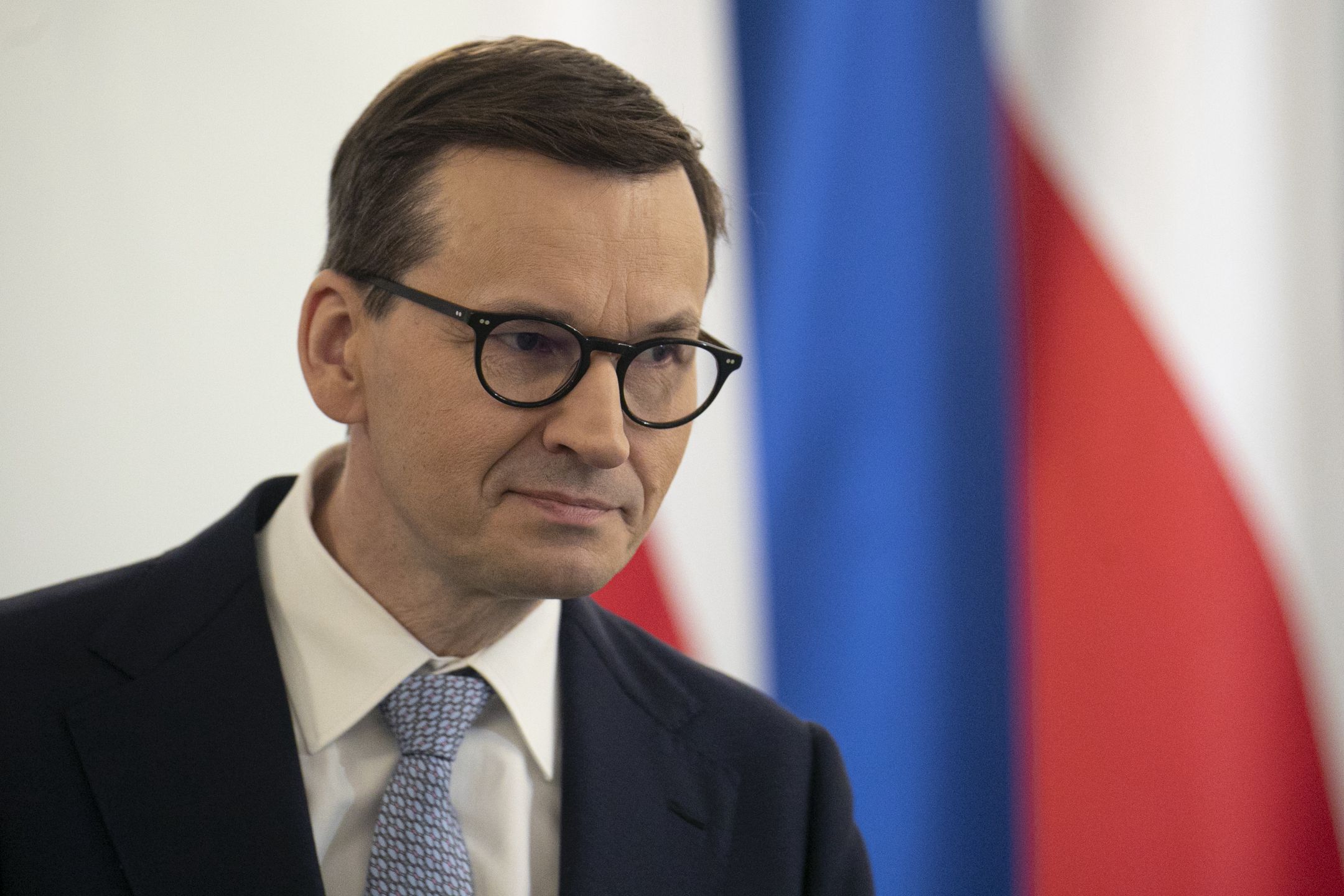 26.04.2022. Palac Prezydencki. Powolanie Magdaleny Rzeczkowskiej na stanowisko ministra finansow. n/z Mateusz Morawiecki