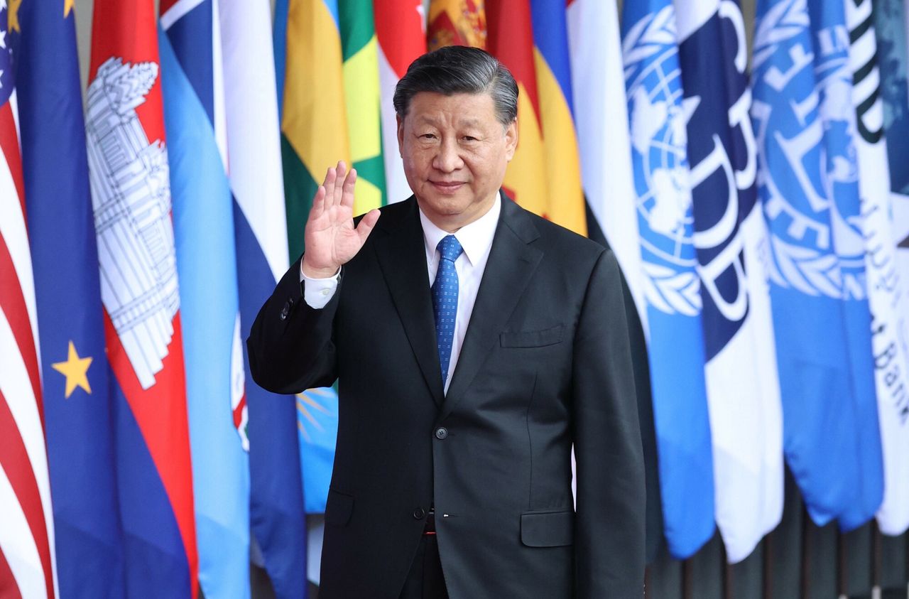 Xi Jinping during the G20 summit in Japan.