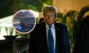 Napis przed ambasadą Danii. Trump nie będzie zadowolony