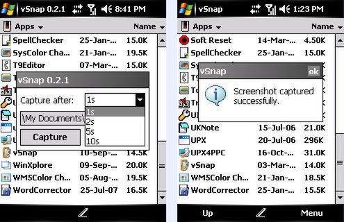 vSnap - zrzutki ekranowe w Windows Mobile.