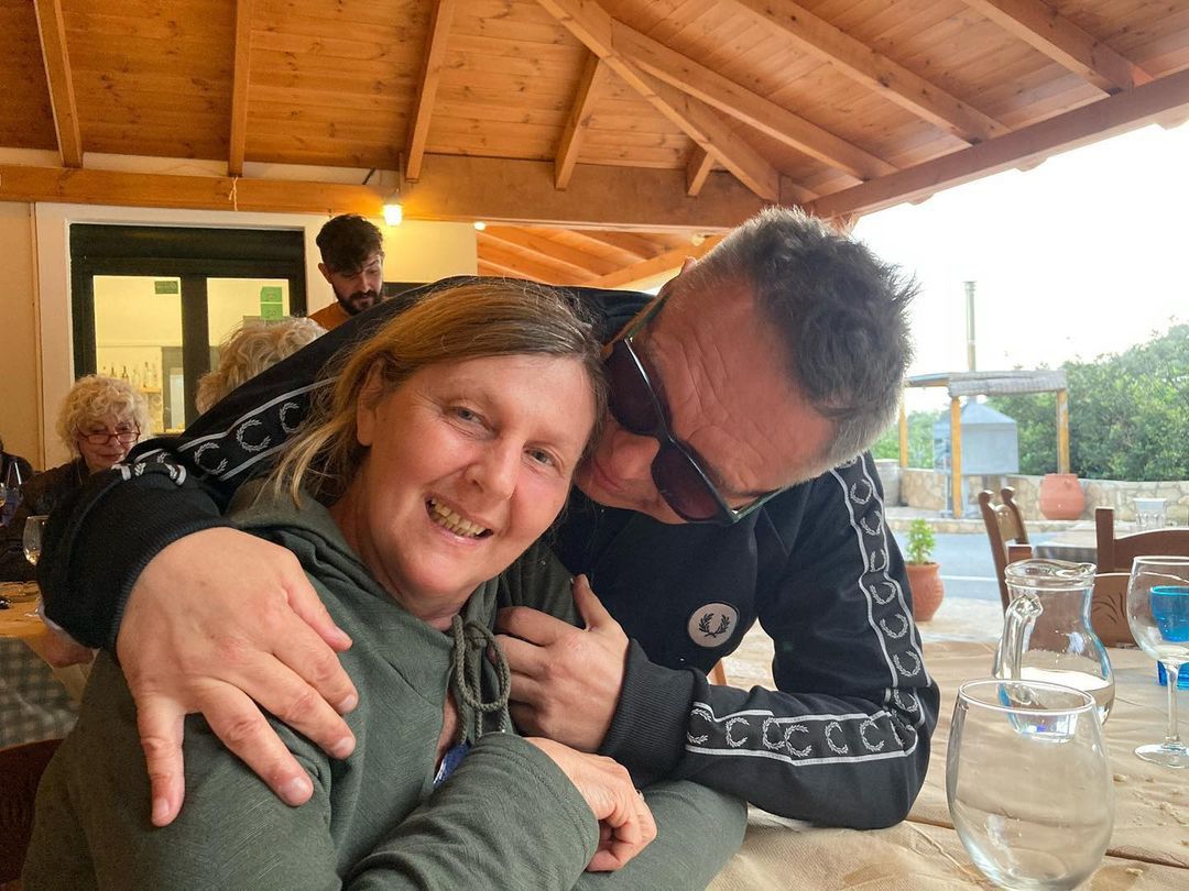 Muniek Staszczyk z żoną Martą