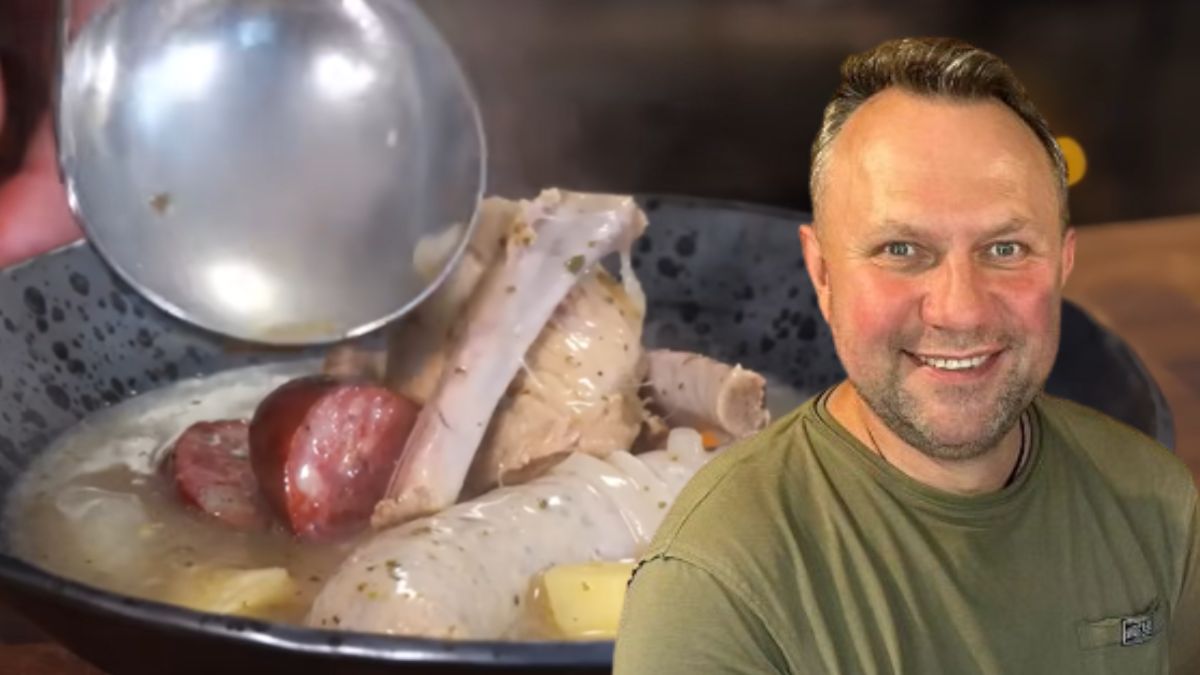 Tomasz Strzelczyk pokazał, jak przygotować tradycyjny żur