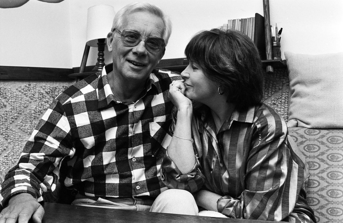 Jan Suzin z żoną Alicją Pawlicką w 1992 roku 