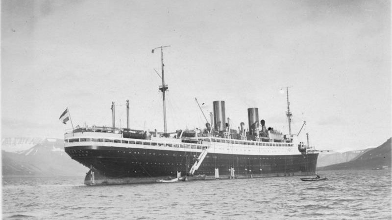 Statek pasażerski "SS General von Steuben"