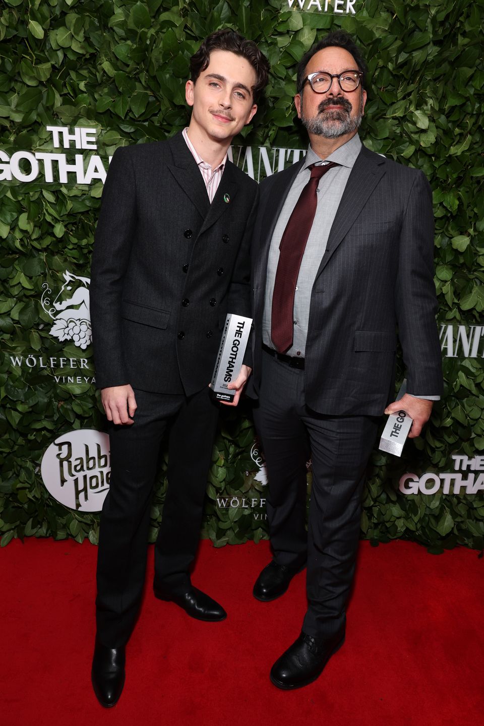 Timothée Chalamet i James Mangold 