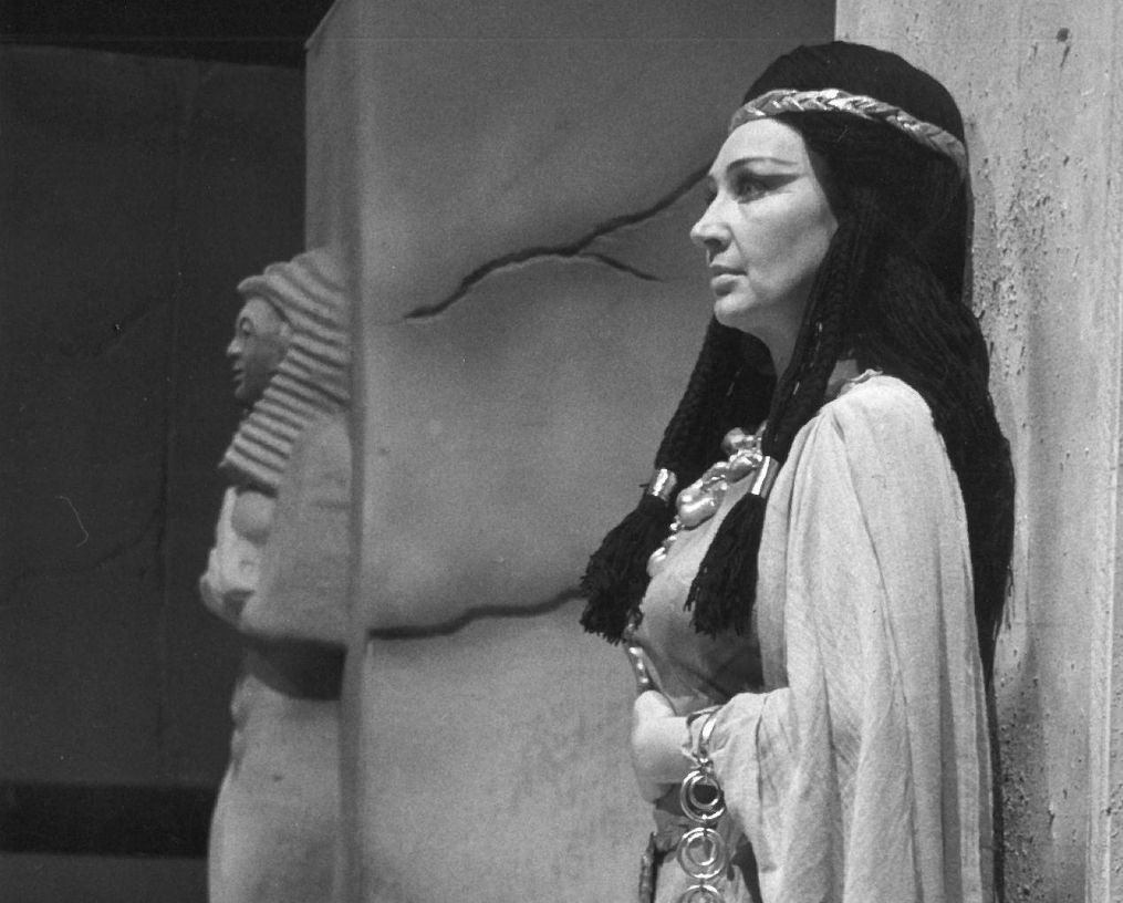 Krystyna Rorbach (Aida), 1993 © Chwalisław Zieliński, Cyfrowe Muzeum Teatru Wielkiego w Łodzi