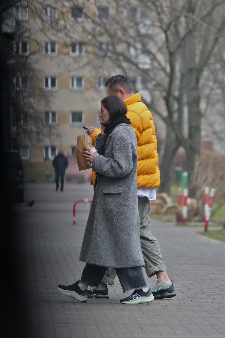 Agnieszka Grochowska z tajemniczym mężczyzną