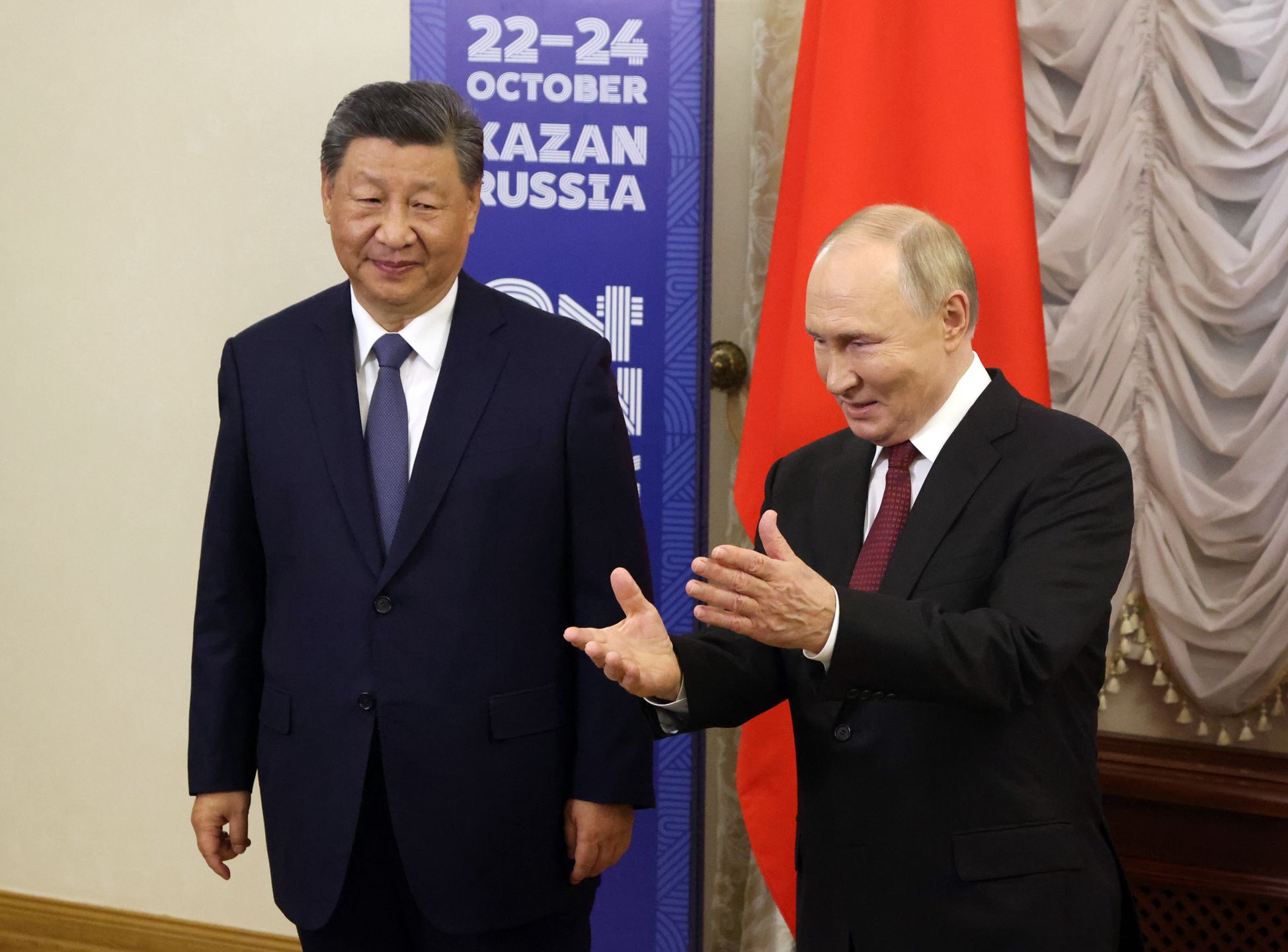 Xi Jinping i Władimir Putin