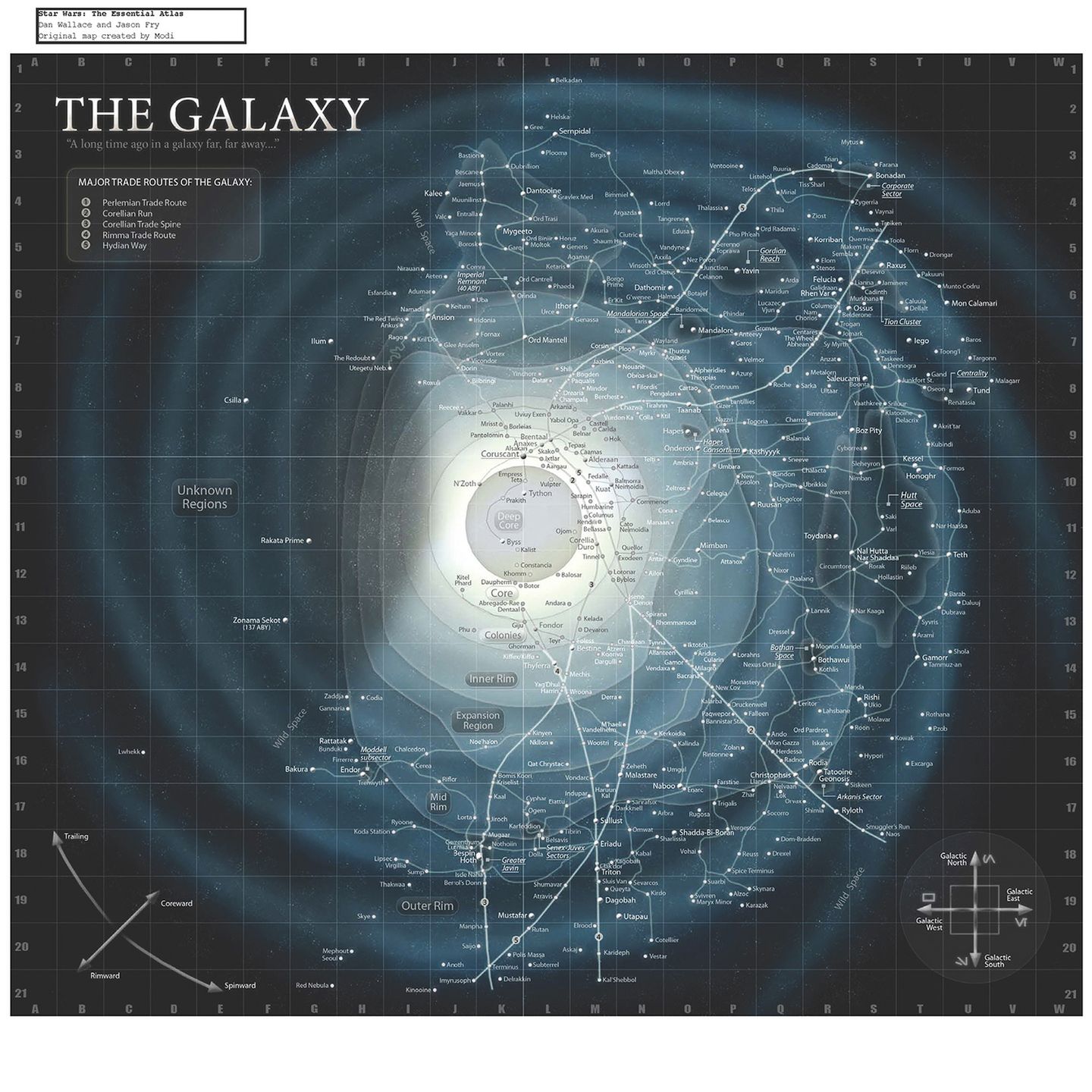 Poznajcie pełną galaktyczną mapę Star Wars 2