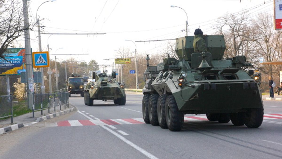 Rosyjskie wojska na Krymie