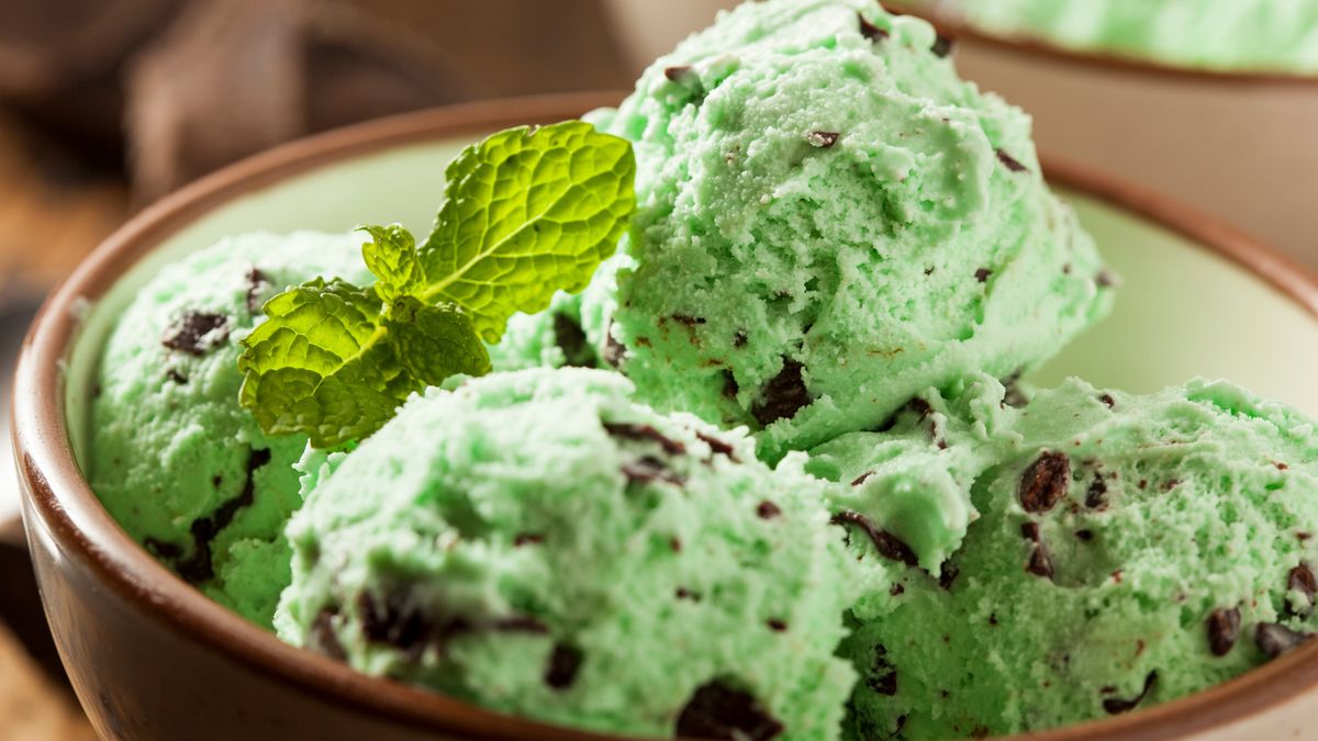 Domowe lody miętowe