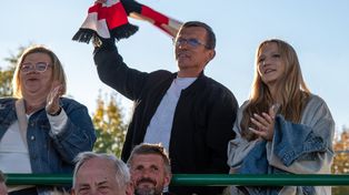 Kibice na meczu AKS 1947 Busko-Zdrój – Hetman Zamość w Betclic 3. Lidze. Byliście na tym spotkaniu? To poszukajcie się na zdjęciach