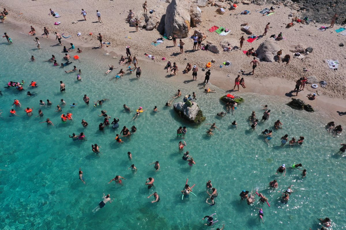 Plaża w miejscowości Antalya w Turcji