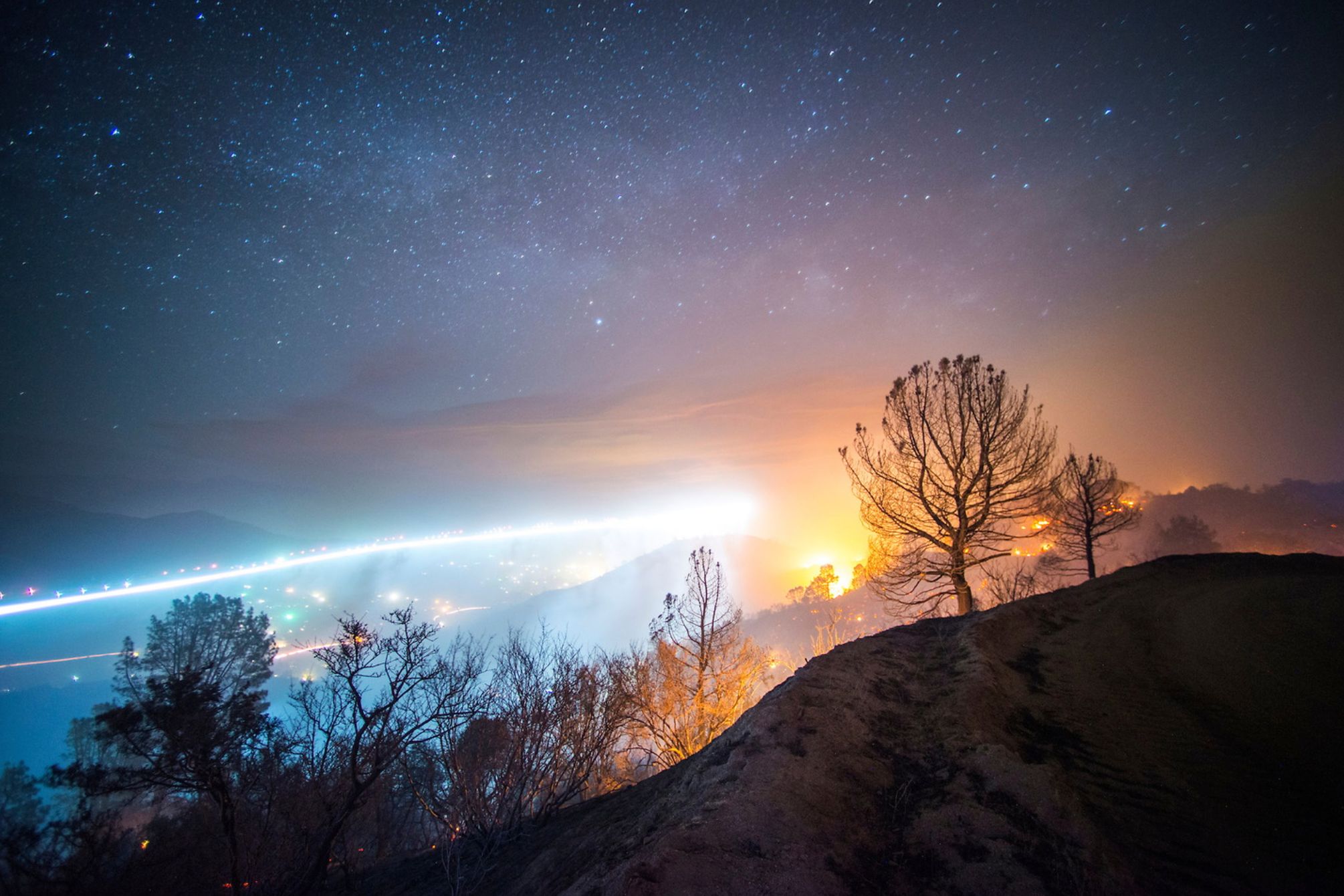 Dla fotografa płonący las może być piękny 13