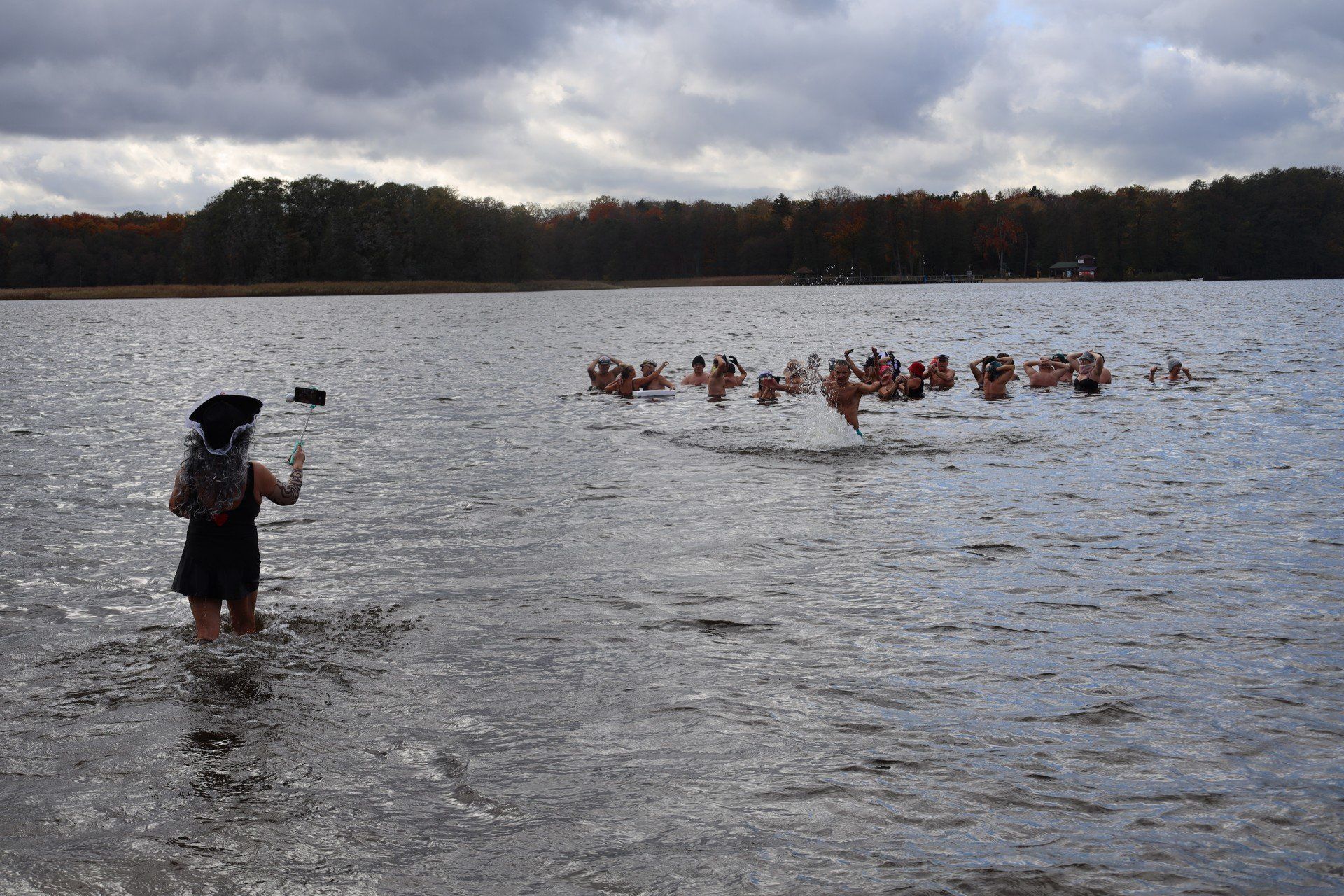 Kąpiel szczecineckich morsów