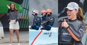 Nieustraszona Kate Middleton bryluje na zawodach żeglarskich i wspiera brytyjską ekipę na pokładzie katamaranu (ZDJĘCIA)