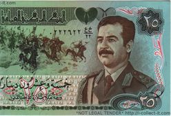 Chciał przekupić policjantów irackimi dinarami