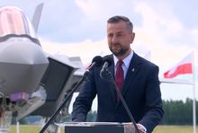 Uroczystość powitania samolotów F-35