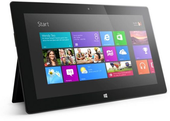 surface rt tablet wygląd ekran