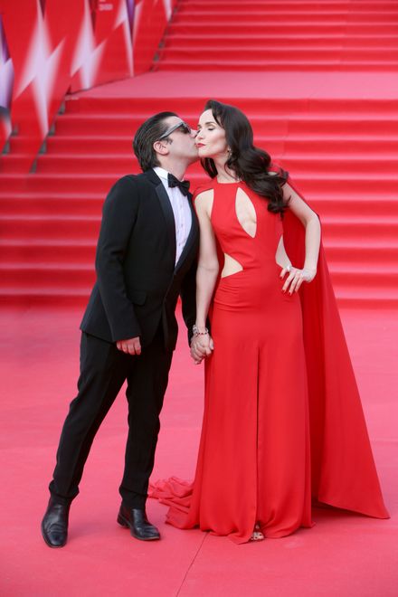 Martin Sastre i Natalia Oreiro na festiwalu filmowym w Moskwie