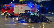 Warszawa: Zderzenie motocyklisty z autem na Pradze-Północ
