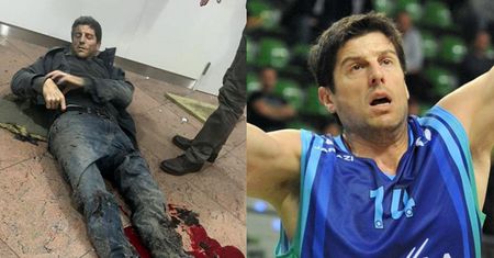 Ranny mężczyzna ze zdjęcia z lotniska w Brukseli to słynny koszykarz!
