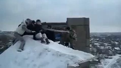 Bungee na sankach - sport ekstermalny 1