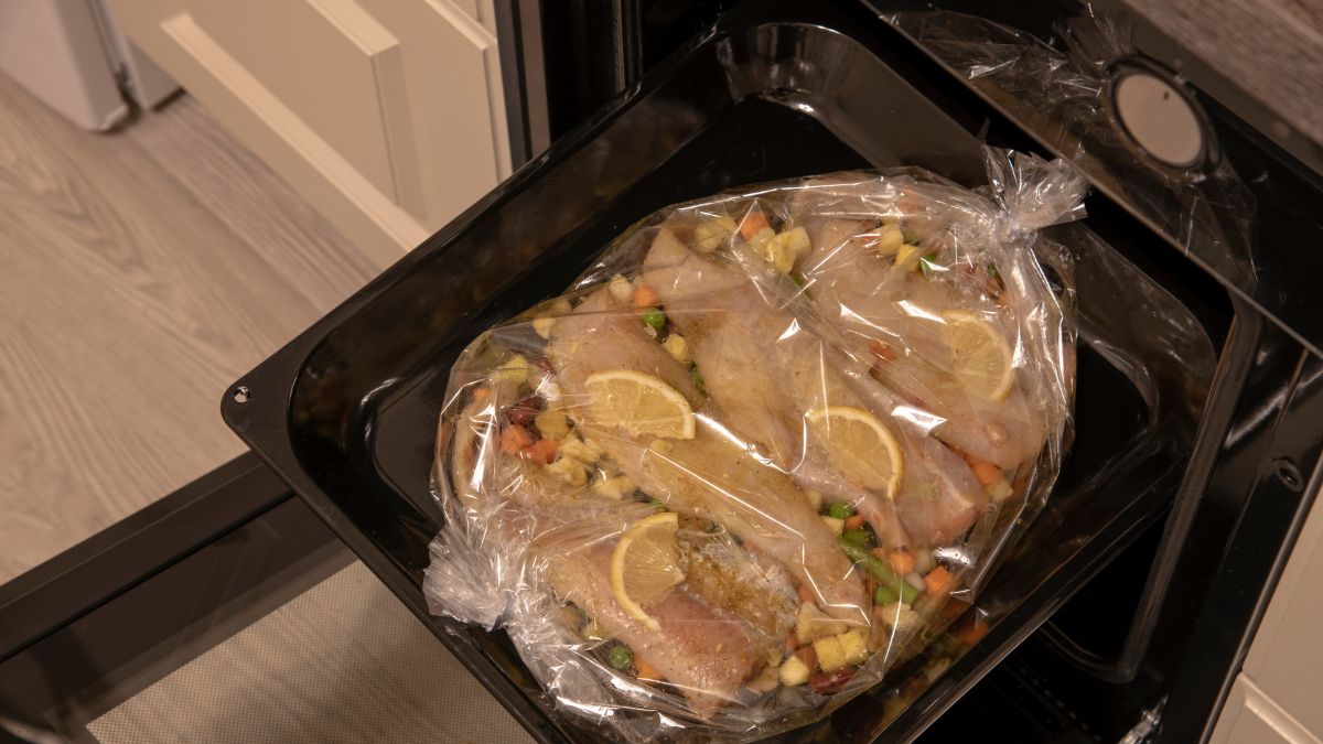 Obiad z rękawa z rybą w roli głównej