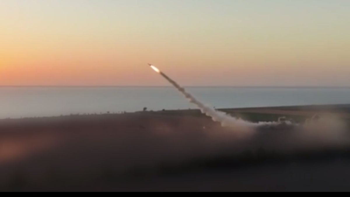 Wystrzelenie rakiety Flamingo