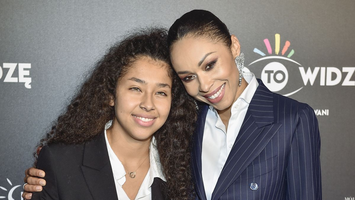 Omenaa Mensah z córką